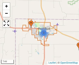 Area schools map